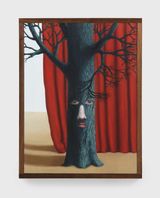 Professional Painter in Tree by Hadi Falapishi contemporary artwork painting