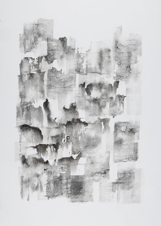 Cold Mountain Revisited 7 by Chiang Yomei contemporary artwork Works on Paper