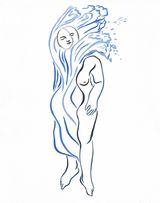 Mare Fecunditatis by Tess Dumon contemporary artwork painting sculpture works on paper