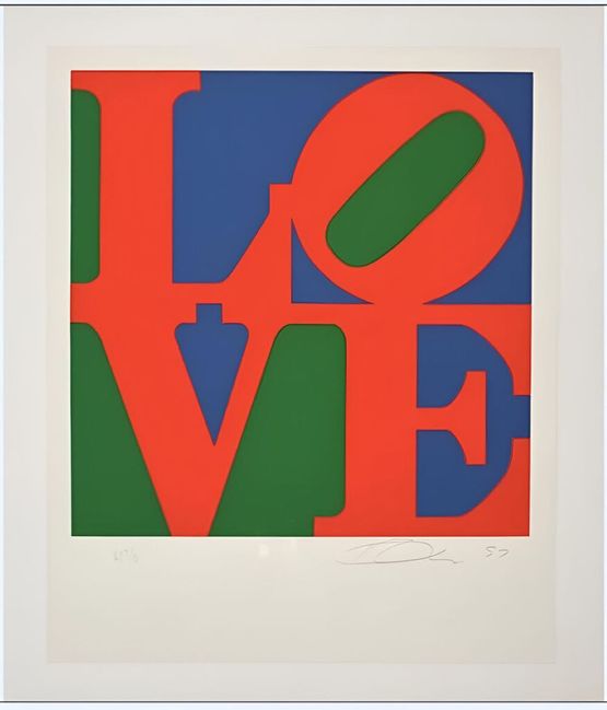 Love by Robert Indiana contemporary artwork Print