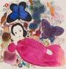 A Glimmer of Distant Fragrance by Wang Mengsha contemporary artwork Painting