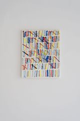 How many paintings in a roll of canvas 11 by Michael Swaney contemporary artwork painting mixed media