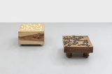 untitled 2025 white gos black gos by Rirkrit Tiravanija contemporary artwork sculpture