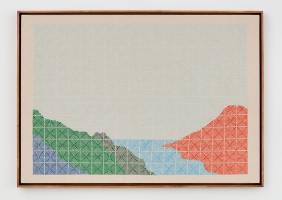 Whence Four Rivers VI by Jordan Nassar contemporary artwork Textile