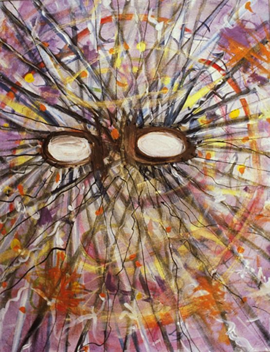 Event Mental by Jutta Koether contemporary artwork Painting