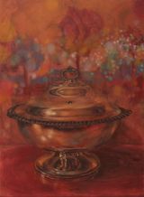 A Soft Burning by Nada Elkalaawy contemporary artwork painting