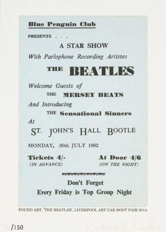 Beatles by Peter Blake contemporary artwork Print