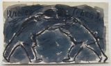 Wiedersehen by Christian Rohlfs contemporary artwork drawing painting works on paper