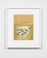pigeons on the grass alas by Corita Kent contemporary artwork print