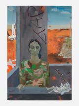 Self Portrait in Antiquity by Georgia Gardner Gray contemporary artwork painting