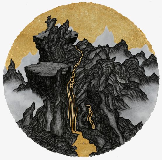 Cliffs  Gully  Savage Valley by Yao Jui-Chung contemporary artwork Painting