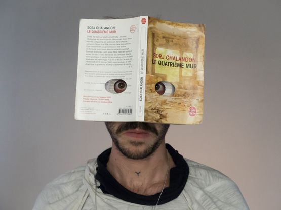Bookmask Portrait 10 by Victor Del Oral contemporary artwork Photography