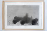 Drip drawing Water lilies I by Leonardo Anker Vandal contemporary artwork drawing painting works on paper