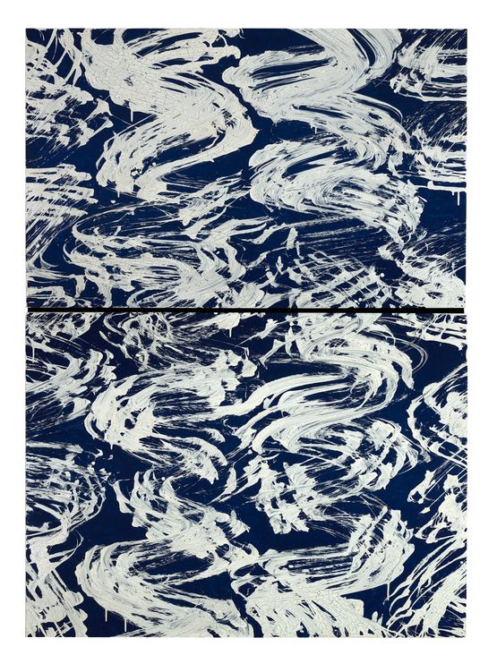 Fendre les flots by Fabienne Verdier contemporary artwork Mixed Media