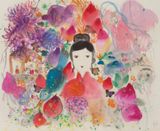 Enchanting by Wang Mengsha contemporary artwork painting works on paper