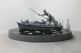 The Boatman by Hans Op De Beeck contemporary artwork sculpture