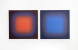 Binary Mystic diptych by Jonny Niesche contemporary artwork sculpture