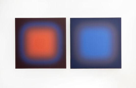 Binary Mystic diptych by Jonny Niesche contemporary artwork Sculpture