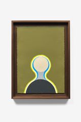 Study for Figure 1 Yellow Corona by Charles Avery contemporary artwork works on paper