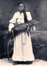 Lady with Crocodile Mardijker Photo Studio by Agan Harahap contemporary artwork photography