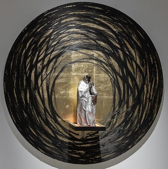 Ode to Prayers and Teasing II by Leslie De Chavez contemporary artwork Painting