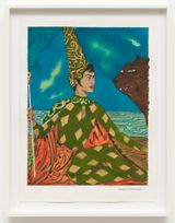 Master of the Beast by Marcel Dzama contemporary artwork works on paper