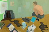 How can one piece together the fragments of memory into a novel by Meng Yangyang contemporary artwork painting