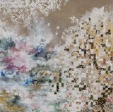 Deconstructed Kimono Spring by Deborah Mckellar contemporary artwork painting