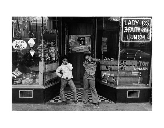 Two Girls at Lady Ds Harlem NY by Dawoud Bey contemporary artwork Photography