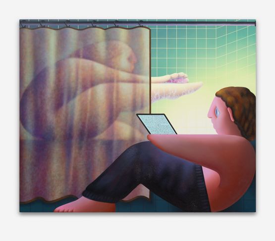 Night Bath by Eleanor Swordy contemporary artwork Painting