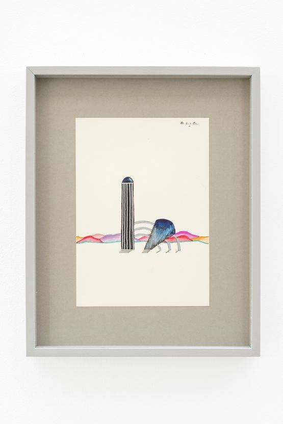 Skyscrapers 8 by Martine Bedin contemporary artwork Painting