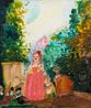 Garden party by Genieve Figgis contemporary artwork Painting