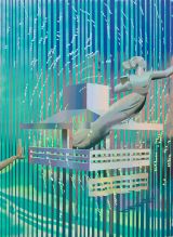 Rainfall Pavilion 2 by Cui Jie contemporary artwork painting