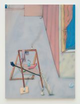 They Dont Bump Into Each Other by Fabian Treiber contemporary artwork drawing painting works on paper
