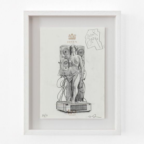 Josun Palace Speaker Sculpture by Daniel Arsham contemporary artwork Works on Paper
