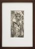 La Femme au medaillon by Manuel Mathieu contemporary artwork Works on Paper