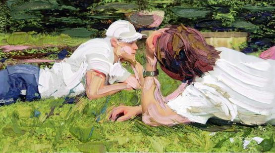 Mirroring by Erik Schmidt contemporary artwork Painting
