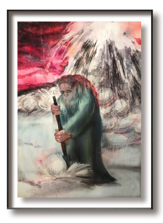 Silence No.9 by Cai Jiarui contemporary artwork Painting