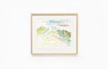 Montagnes by Etel Adnan contemporary artwork Painting
