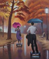 The Encounter of Life by Wang Xingwei contemporary artwork painting