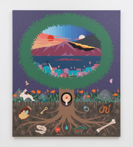 The Giving Tree by Greg Ito contemporary artwork Painting