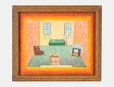 She Knows Theres A Different Person Inside by Hollis Sigler contemporary artwork works on paper