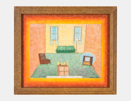 She Knows Theres A Different Person Inside by Hollis Sigler contemporary artwork Works on Paper