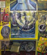 Anniversary by Alvin Ong contemporary artwork painting