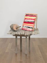 untitled venicerackaxle 2017 by Phyllida Barlow contemporary artwork sculpture
