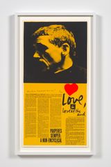 love at the end by Corita Kent contemporary artwork print