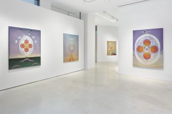 Contemporary art exhibition Aigana Gali Light Works at SETAREH Dusseldorf Germany