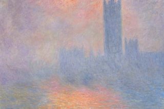 Contemporary art exhibition Claude Monet Monet and London. Views of the Thames at The Courtauld Gallery London United Kingdom