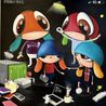 Tech Family 5G portrait by Edgar Plans contemporary artwork Painting
