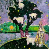 Herder for the New Age I by Stephen Pleban contemporary artwork painting